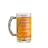 Gewerbliches Craft Draft Bierglas Glas mit Griff ist nicht für den Einsatz im Grillshop geeignet.