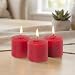 Richland Votive Candles Red Unscented 10 Hour Burn Set of 72