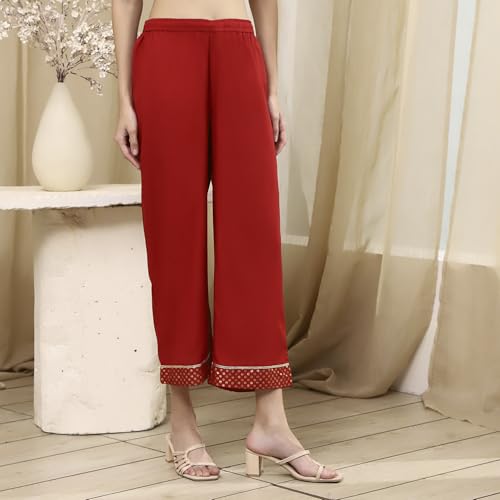 Image of BIBA Women's Straight Palazzo