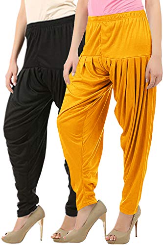 Image of Buy That Trendz Patiala Salwar for Women Viscose Patiala Pant Combo