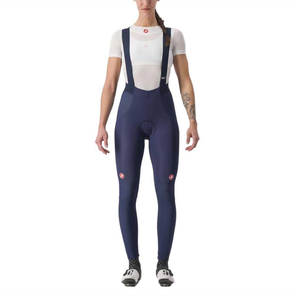 CASTELLI 4520563-424 SORPASSO ROS W BIBT Cycling bib Shorts Women's Belgian Blue/Silver Reflex Size S