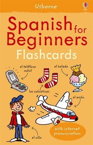 Usborne Publishing Ltd Spanish for Beginners Flashcards