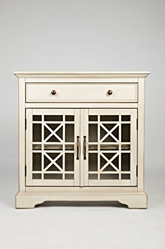 Jofran: , Craftsman, Accent Chest, 32"W X 15"D X 32"H, Antique Cream Finish, (Set Of 1) #TOP6