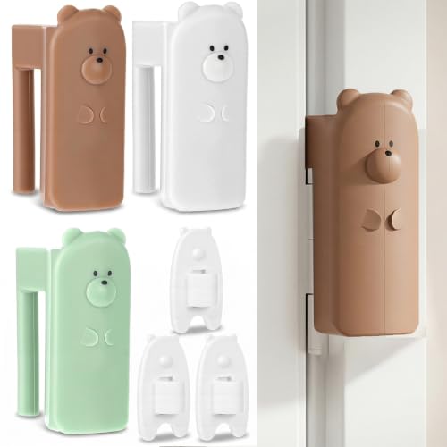 Image of Door Pinch Guard Baby Proofing - 3Pcs Door Hinge Cover,Hanging Silicone Pinch Guard and Anti Slam Stopper,Baby Proofing to Keep Open Stop from Slamming