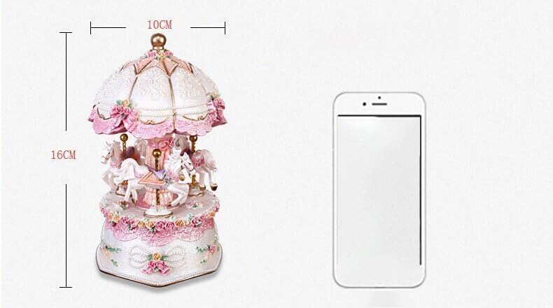 Amazon | かわいい 彡 メリーゴーランドのオルゴール カルーセル