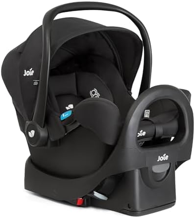 Joie Baby, Ginger and Rue Travel System – 4-in-1 Travel System with Lightweight Baby Car Seat and an Included Anti-Rebound Base for Easy Install and Height-Adjustable Stroller (Shale Dark) — view 2