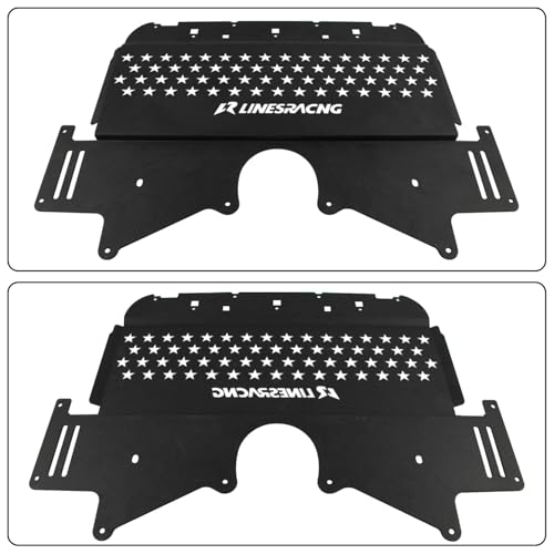 Image of Oil Cooler Skid Plate Compatible with BMW G80 G82 M3 M4 G87 M2 2021 2022 2023 2024 Aluminum Black