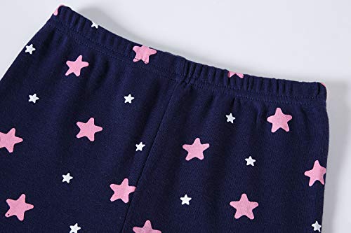 Girls Short Pajamas Unicorn Glow In The Dark Kids Sleepwear Summer Shirts 2T Blue #TOP5