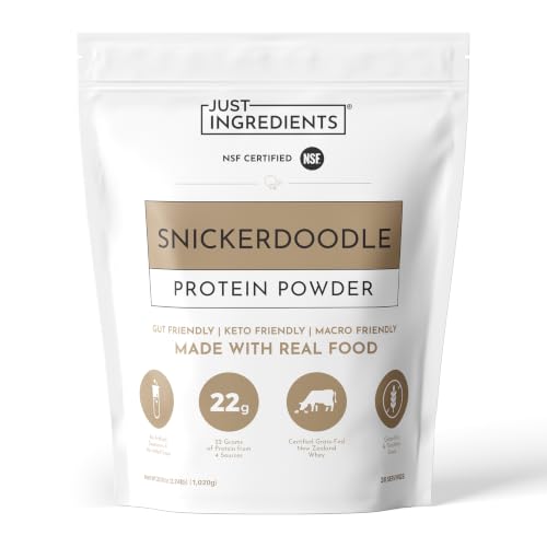 Just Ingredients Snickerdoodle Protein Powder