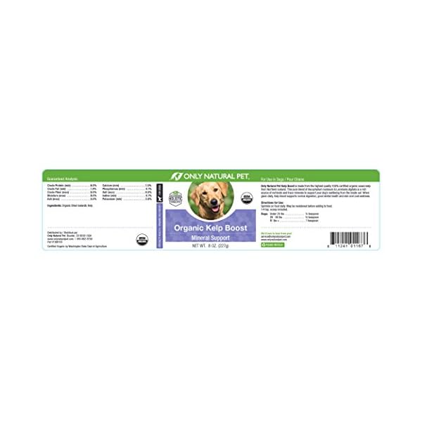 Only-Natural-Pet-Kelp-Boost Only Natural Pet Kelp Boost - Nutrient-Rich Pet Supplement | Natural Pet Care