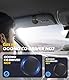ALAFLY Magnetische Auto-Sonnenblenden Halterung Metall für OOONO CO-Driver NO2, Integrierte Magnet & Rutschfester Lederclip, Einfach zu Montieren für alle Auto-Sonnenblenden