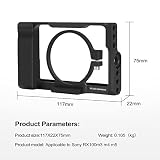 FUGASUN RX100M3/RX100M4/RX100M5 klatka na aparat, M3/M4/M5 klatka do SONY DSC-RX100 III (M3) IV(M4) V(M5) futerał na aparat aparat platforma zimna stopka