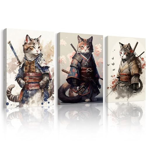 Affiches murales chat japonais pour creer une ambiance zen et vintage dans votre chambre a coucher