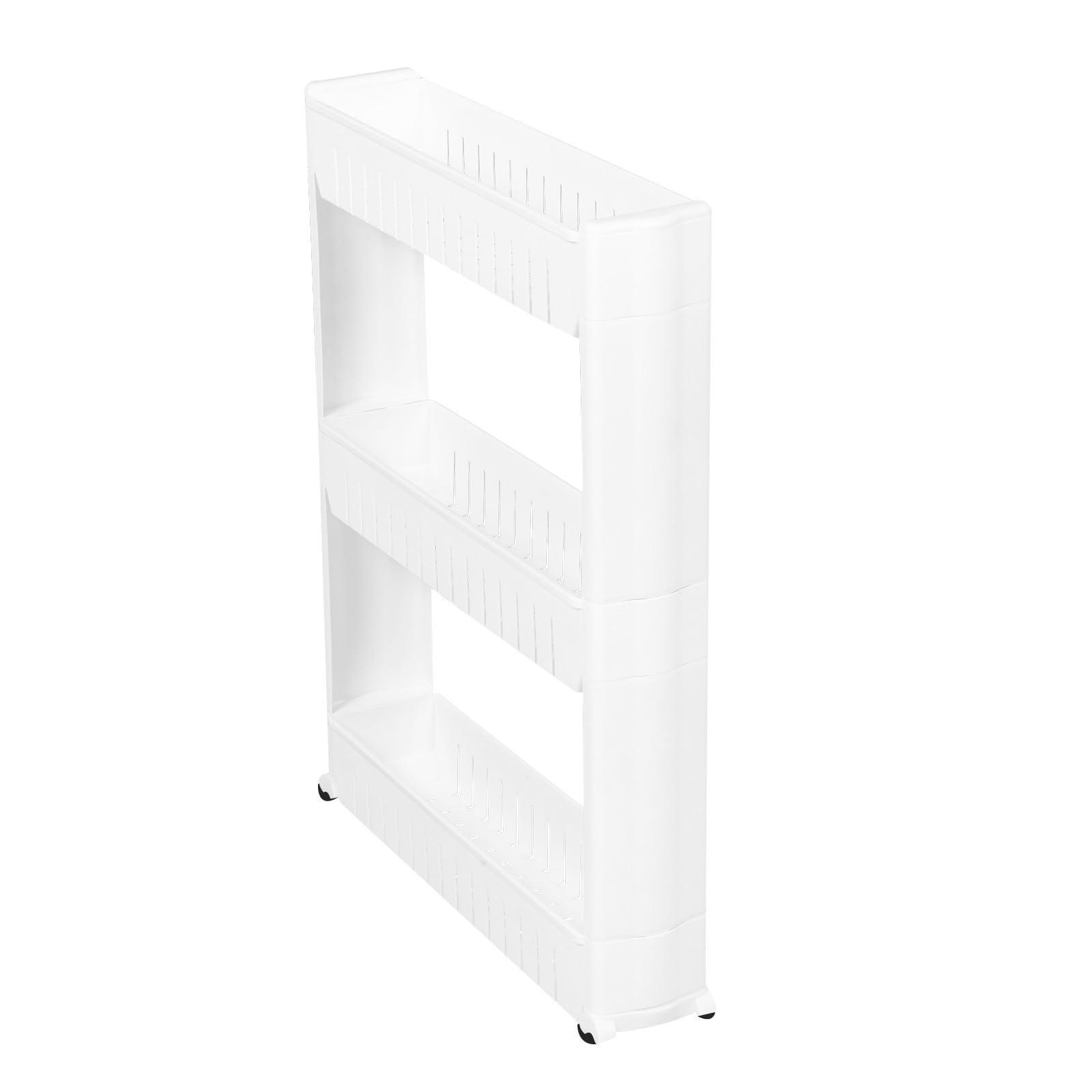 TOYANDONA Estante de Almacenamiento para Hueco de Refrigerador de 3 Niveles