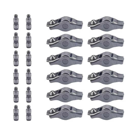 Dasbecan 12 Pcs 3.6L Rocker Arm and Lifter Kit Compatible With ChrysIer 200 300 Dodge Ram 1500 Challenger Charger Journey Jeep Grand Cherokee Wrangler 5184296AH 5184332AA
