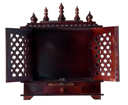 Image of Kamdhenu Art and Craft Wooden Temple /Home Temple /Pooja Mandir /Pooja Mandap /Temple (1)
