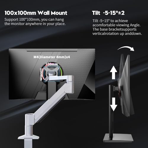 Image of Viewedge 27 inch Gaming Monitor QHD (2560x1440p) 240Hz Computer Monitor, 1ms HDR10 IPS DisplayPort HDMI 2K Vertical Monitor, Wall Mountable Built-in Speakers