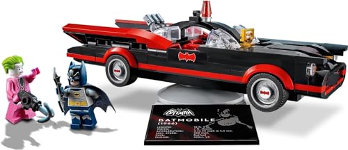 Image of Lego Batman Classic Batmobile 76188 Building Toy with Joker Minifigure Authentic Construction Block Set