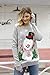 Viottiset Women's Ugly Christmas Knitted Sweater Pullover Jumper Grey Snowman Funny L