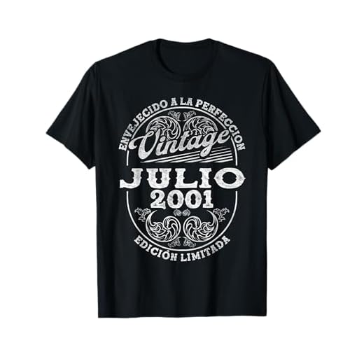 Julio 2001 Vintage - 22 Años Regalo Cumpleaños Hombre Camiseta