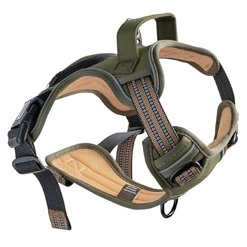 Peitoral Para Cachorros Com Ajuste Fácil No Corpo Do Pet Coleira Peitoral Regulável Confortável E Resistente LOPETUDOS, GG, Verde Camuflado, LP-PTESW-GGCGRN