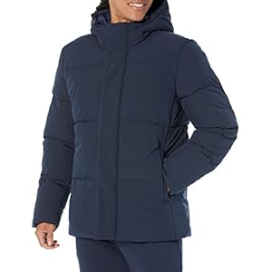 Amazon Essentials Men’s Mid-Length Hooded Puffer Coat (Available in Big & Tall)