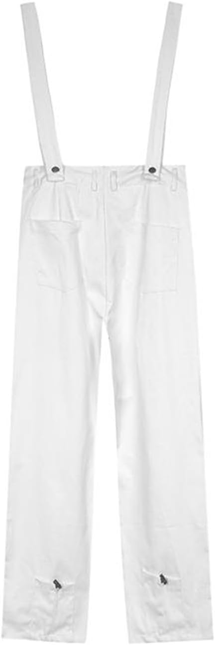 European and American Loose Overalls Zipper Long Pants Men