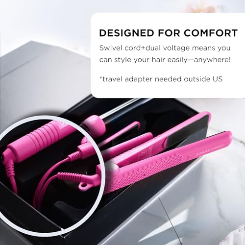 Set completo de plancha y rizador HerStyler 3 en 1 rosa miniatura 4