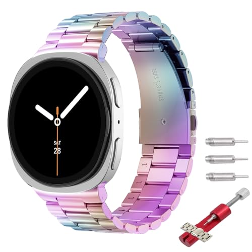 Bracelet Samsung Galaxy Watch 8 Band 44mm 40mm acier inoxydable métal