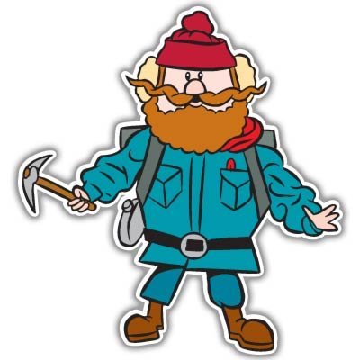 Set of 3 -Yukon Cornelius Rudolph Reindeer Vynil Car Sticker