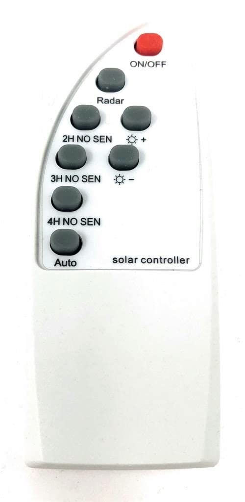 TEMPO DI SALDI Lampione Solare Led Esterno 90 W in Alluminio 63x25x7 cm con Telecomando e Sensore Crepuscolare - Faro Led Esterno con Pannello Solare Integrato impermeabile IP65 - Lampione da Giardino