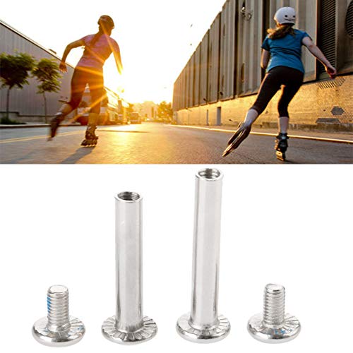 MUXSAM 10Pcs 0.24\"/6mm OD Inline Skate Axle Screws Replacement, Shaft Hex Socket Screw, Inline Skate Wheel Axles Roller Blades Bearing, Wheel Axles Repair Tool (1.42\"/36mm) - Thumbnail 6