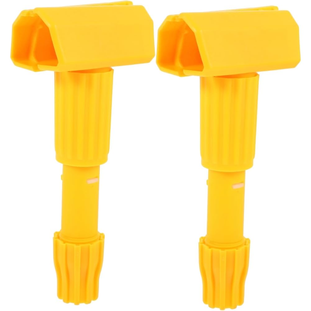 UDSKNV[KSL Replacement Floor Mop Holder 2pcs Detachable Mop Head Clamp Clip for Easy Maintenance for Tile Floors