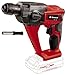 Einhell Akku Bohrhammer TE-HD 18 Li Solo Power X-Change (Lithium Ionen, 18V, 1,2 J, Bohrleistung in Beton 12 mm, SDS-plus-Aufnahme, LED-Licht, ohne Akku und Ladergerät)