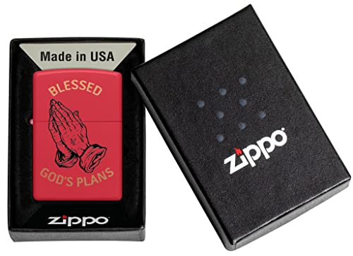 Briquet ZIPPO de collection avec gravure laser Blessed Design finition premium