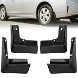 Yldqcfu Mud Flaps for Toyota Prius 2010-2015,4-Piece Set No-Drill Splash Guards, Heavy Duty All-Weather Mudguards (Front & Rear)