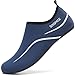 Produktbild Sixspace Damen Herren Badeschuhe Wasserschuhe Schwimmschuhe Männer Frauen Strandschuhe Barfußschuhe für Strand,Pool,Meer,Wassersport,Tauchen,Surfen,Aqua Cycling(Dunkelblau 39 EU)