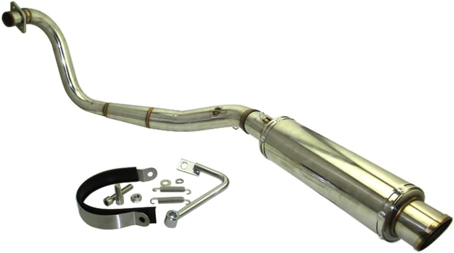 Stainless Steel Down Swept Exhaust Muffler For Monkey Z50 PBR DAX CT70 Honda 50cc 90cc 110cc 125cc 150cc 190cc Parts