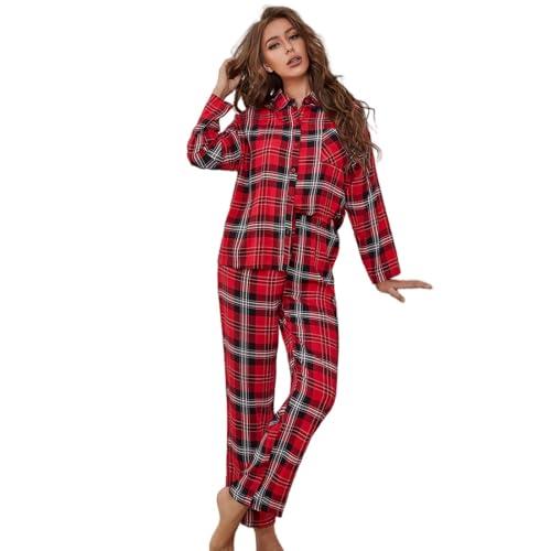 Pyjama cardigan rouge pour femme à offrir en cadeau de Noël ou pour une surprise cocooning