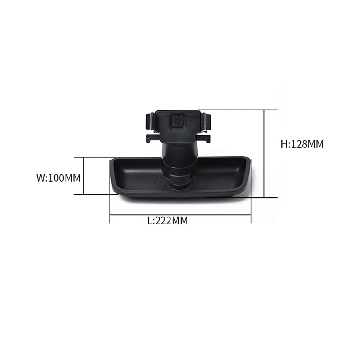 JKAPCYJFHF Adatto per Jeep JK 11-17 per Wrangler auto supporto del telefono scatola di immagazzinaggio centrale cruscotto