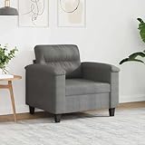 Canapé, expérience d'assise confortable : équipé d'une assise rembourrée épaisse, d'accoudoirs et d'un coussin de dossier, le fauteuil est très confortable