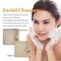 HuaQing Glow Wash Turmeric Face Wash With Brush,Deep Cleansing Exfoliating Foaming Facial Cleanser. — image 4
