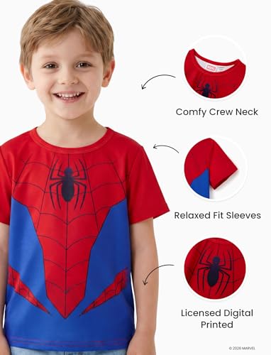 Image of Disney Marvel Spiderman Cars Stitch Star Wars Mickey Boy /Girl T-Shirt&Tank Top Set 2Pcs Short&Sleeveless Shirt Kid Cloth 2-9Y