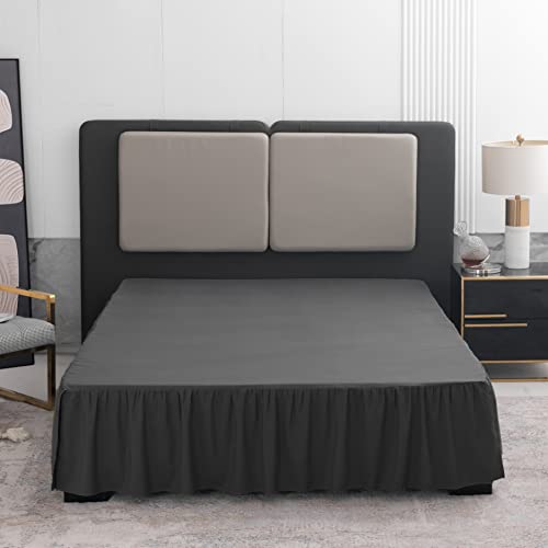 Image of Bed Skirt Twin Size 14 Inch Drop Ruffled Bed Skirt with Split Corners