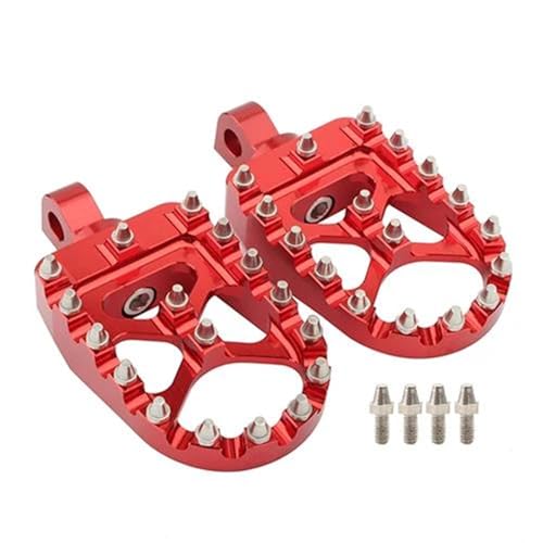 Repose-Pieds Larges Moto MX en Aluminium pour Harley Sportster XL et Custom Bobber