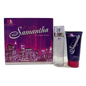 Samantha Coffret cadeau de 2 parfums pour femme – 100 ml Eau de parfum pour femme et lotion corporelle de luxe 200 ml