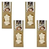 Vaniblos Vanille Marshmallow Blüte | 40 Stück (4x10) | Feine Süßigkeit zum Kaffee, Tee & Kakao | Made in Germany