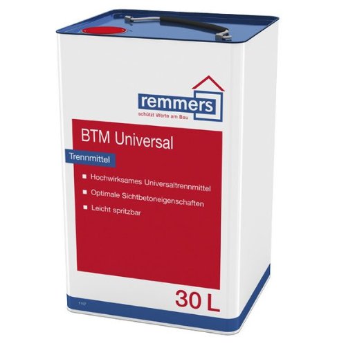 Remmers BTM Universal | 30L | Trennmittel, Schalungsmittel, Betontrennmittel für Frischbeton | universell einsetzbar, regenfest, witterungsbeständig