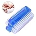 LOXGO Cleaning Nail Brush Fingernail Scrub Brush Two Sided Hand Scrubbing Brushes Soft Nails Toes Scrubber for Men Women Kids Kolinsky Acrylic Nail Brush