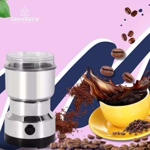 Moedor de Café Grãos Amendoim Cereais Ervas Temperos Triturador Moagem Elétrico Em Aço Inox Alta Pot